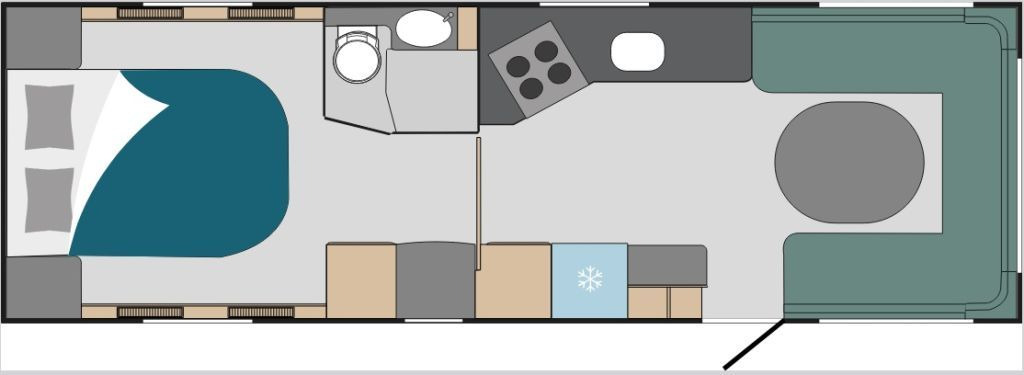 Polar 730 QA Customized LEDER KLIMA SOUND++ - Husvagn: bild 2 Polar 730 QA Customized LEDER KLIMA SOUND++ - Husvagn: bild 2
