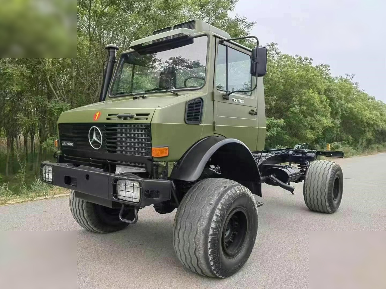 1995 MERCEDES-BENZ UNIMOG 2150 - Chassi lastbil: bild 1 1995 MERCEDES-BENZ UNIMOG 2150 - Chassi lastbil: bild 1