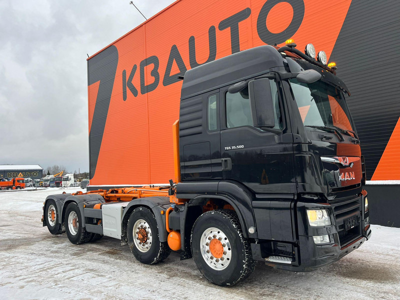 MAN TGS 35.500 8x4H*6 PALFINGER T 20 ton / L=5700 mm / HYDRODRIVE - Lastväxlare lastbil: bild 4 MAN TGS 35.500 8x4H*6 PALFINGER T 20 ton / L=5700 mm / HYDRODRIVE - Lastväxlare lastbil: bild 4