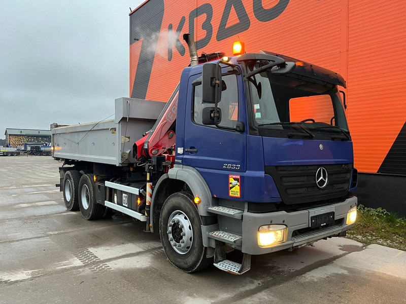 Mercedes-Benz Axor 2633 6x4 FASSI F110AK22 / BOX L=5040 mm - Tippbil lastbil, Kranbil: bild 4 Mercedes-Benz Axor 2633 6x4 FASSI F110AK22 / BOX L=5040 mm - Tippbil lastbil, Kranbil: bild 4