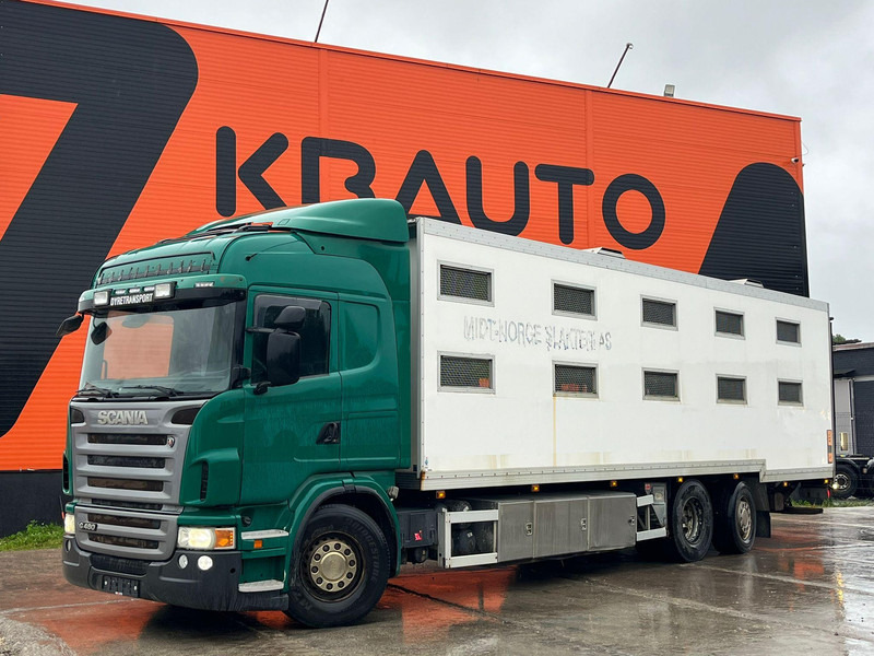 Scania G 480 6x2*4 BOX L=9212 mm / COOLANT LEAKAGE ON 3 RD CYLINDER - Djurtransport lastbil: bild 1 Scania G 480 6x2*4 BOX L=9212 mm / COOLANT LEAKAGE ON 3 RD CYLINDER - Djurtransport lastbil: bild 1