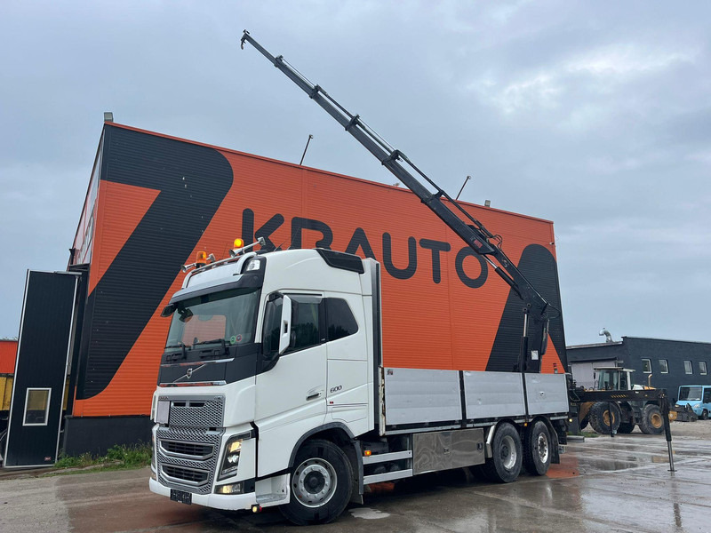Volvo FH 16 600 6x2*4 HIAB 166E-5 HIPRO / PLATFORM L=6309 mm - Flakbil, Kranbil: bild 1 Volvo FH 16 600 6x2*4 HIAB 166E-5 HIPRO / PLATFORM L=6309 mm - Flakbil, Kranbil: bild 1