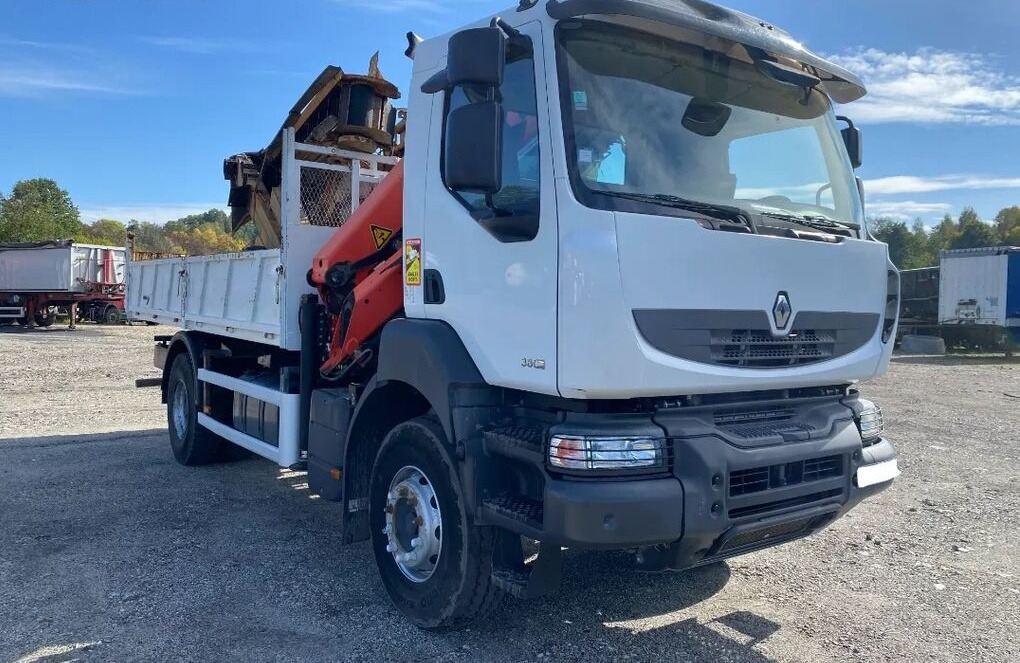 Renault KERAX 380 /Dźwig HDS Palfinger PK13001-K / / Retarder / Manual - Tippbil lastbil: bild 3 Renault KERAX 380 /Dźwig HDS Palfinger PK13001-K / / Retarder / Manual - Tippbil lastbil: bild 3