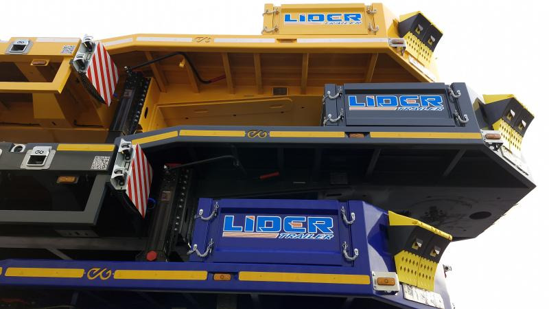 Lider trailer (Export Afrique) Porte-Char lames 4 essieux - Låg lastare semitrailer: bild 3 Lider trailer (Export Afrique) Porte-Char lames 4 essieux - Låg lastare semitrailer: bild 3