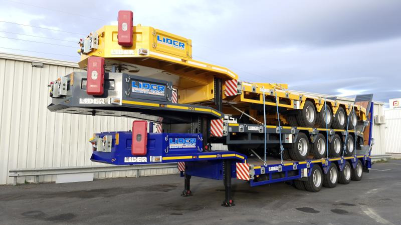 Lider trailer (Export Afrique) Porte-Char lames 4 essieux - Låg lastare semitrailer: bild 4 Lider trailer (Export Afrique) Porte-Char lames 4 essieux - Låg lastare semitrailer: bild 4