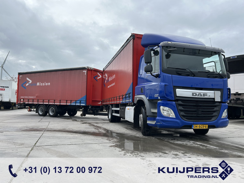DAF CF 370 FA + Pacton MXD 218 / Curtainside Combi / Loadlift / APK TUV 05-26 - Kapellbil: bild 1 DAF CF 370 FA + Pacton MXD 218 / Curtainside Combi / Loadlift / APK TUV 05-26 - Kapellbil: bild 1