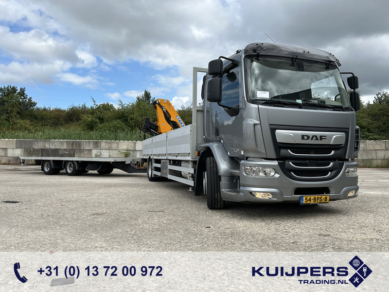 DAF LF 320 FA 19T + Burg BPM 0018 Trailer / Effer 175.2/c3s Crane / NL Combi - Kranbil: bild 1 DAF LF 320 FA 19T + Burg BPM 0018 Trailer / Effer 175.2/c3s Crane / NL Combi - Kranbil: bild 1