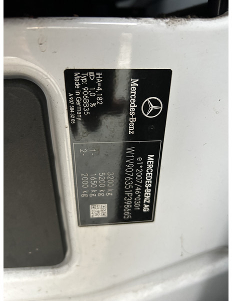 Små skåpbil Mercedes-Benz Sprinter 311 2.2 CDI Euro 6D / 137 dkm / L3 H2 / Wrapped / APK TUV 10-26: bild 16