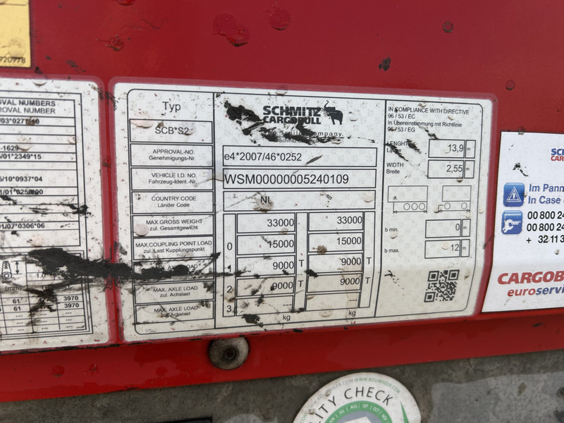 Schmitz Cargobull SCB S2 / Box Trailer / Disk / APK TUV 10-26 - Skåp semitrailer: bild 5 Schmitz Cargobull SCB S2 / Box Trailer / Disk / APK TUV 10-26 - Skåp semitrailer: bild 5