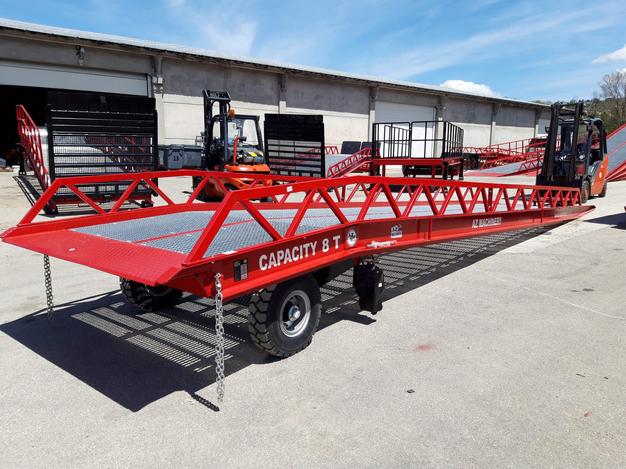 AZ RAMP EASY-XL 8 mobile loading ramp - Lastramp: bild 1 AZ RAMP EASY-XL 8 mobile loading ramp - Lastramp: bild 1