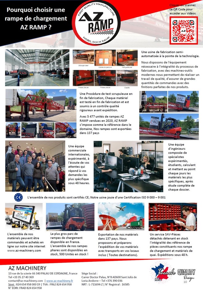 AZ RAMP EASY-XL 8 mobile loading ramp - Lastramp: bild 5 AZ RAMP EASY-XL 8 mobile loading ramp - Lastramp: bild 5