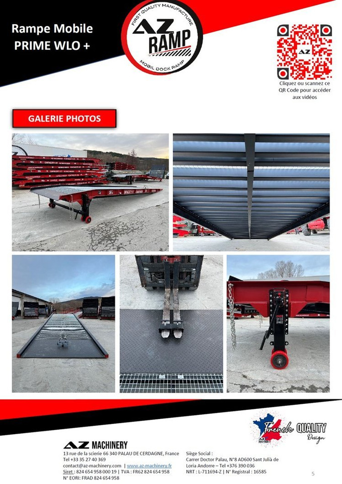 AZ RAMP-PRIME PRIME WLO + 8 . Industrial Mobil Loading Ramp - Lastramp: bild 5 AZ RAMP-PRIME PRIME WLO + 8 . Industrial Mobil Loading Ramp - Lastramp: bild 5
