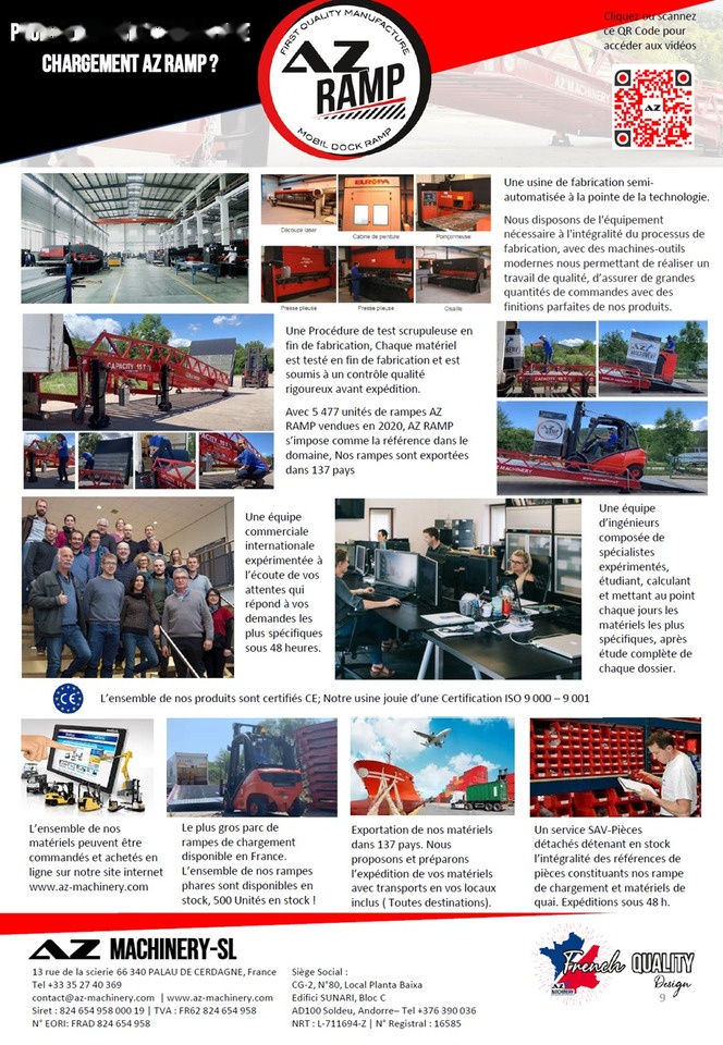 AZ RAMP PRIME XS-6 mobile loading ramp - Lastramp: bild 5 AZ RAMP PRIME XS-6 mobile loading ramp - Lastramp: bild 5