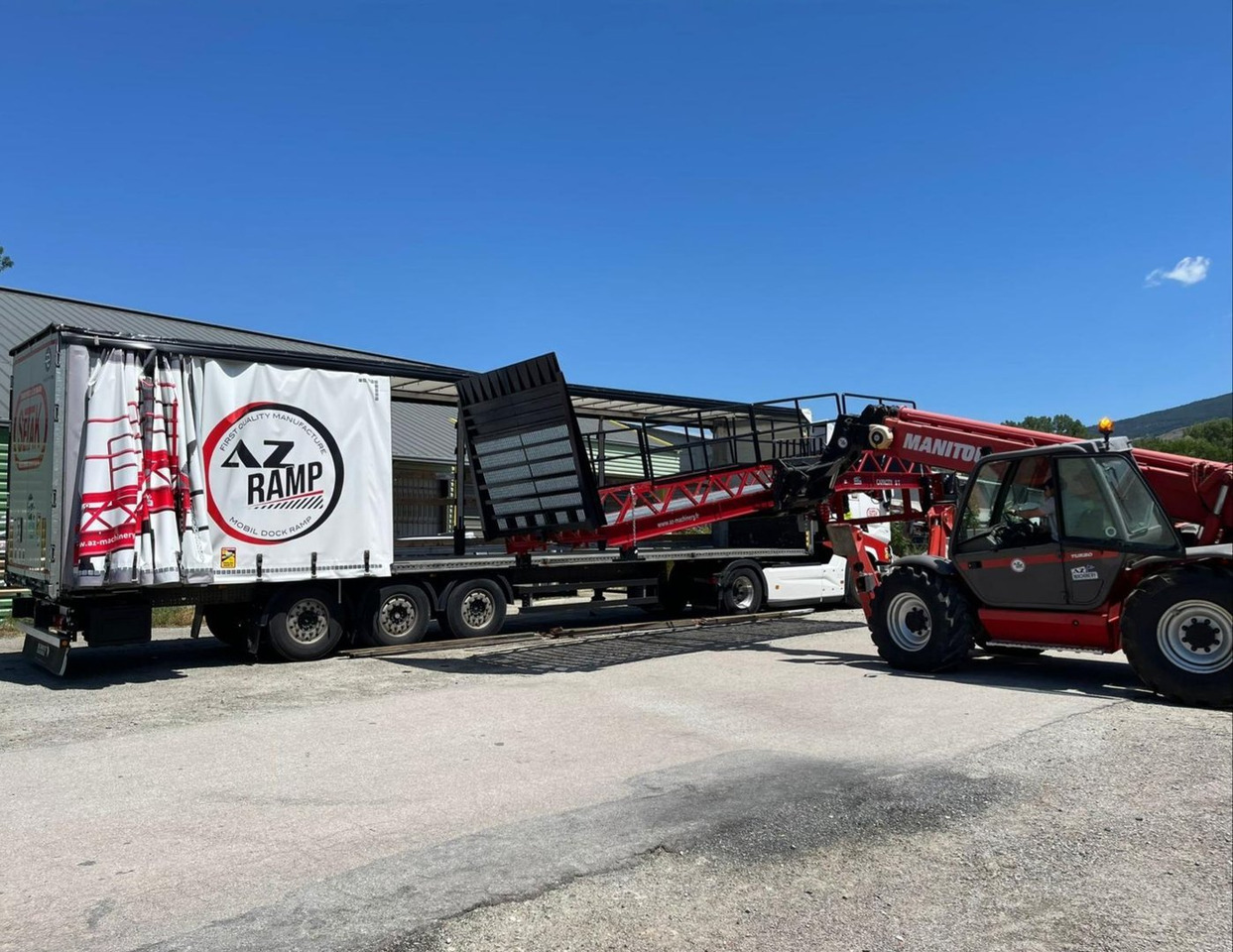 Loading Ramp with with hydraulic tilting bridge - AZ RAMP - STAR- 8T. 8 ton capacity - Lastramp: bild 5 Loading Ramp with with hydraulic tilting bridge - AZ RAMP - STAR- 8T. 8 ton capacity - Lastramp: bild 5