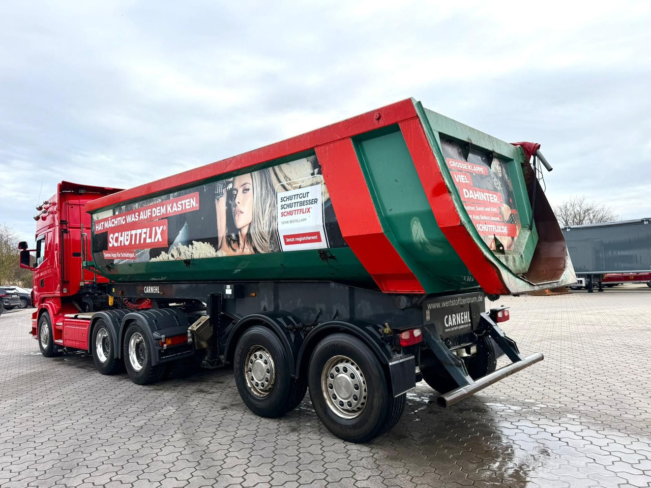 Carnehl CHKS/HH Stahl Kippmulde 24-26m³ - Tippbil semitrailer: bild 4 Carnehl CHKS/HH Stahl Kippmulde 24-26m³ - Tippbil semitrailer: bild 4