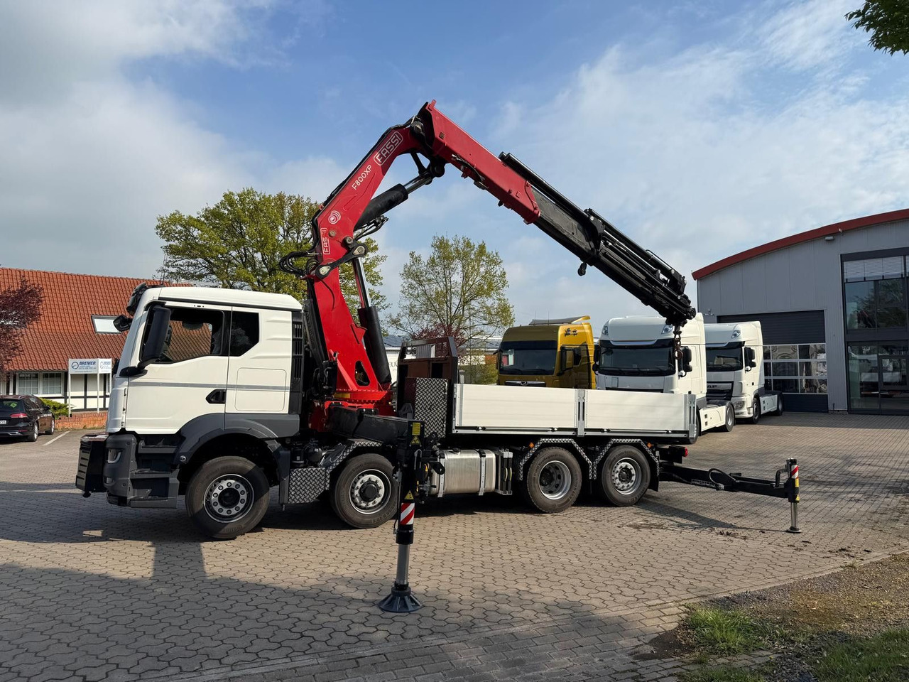 MAN 35.520 8x4 Fassi F800 RA2.28 OHNE ABSTÜTZÜBERWA. - Dragbil: bild 1 MAN 35.520 8x4 Fassi F800 RA2.28 OHNE ABSTÜTZÜBERWA. - Dragbil: bild 1