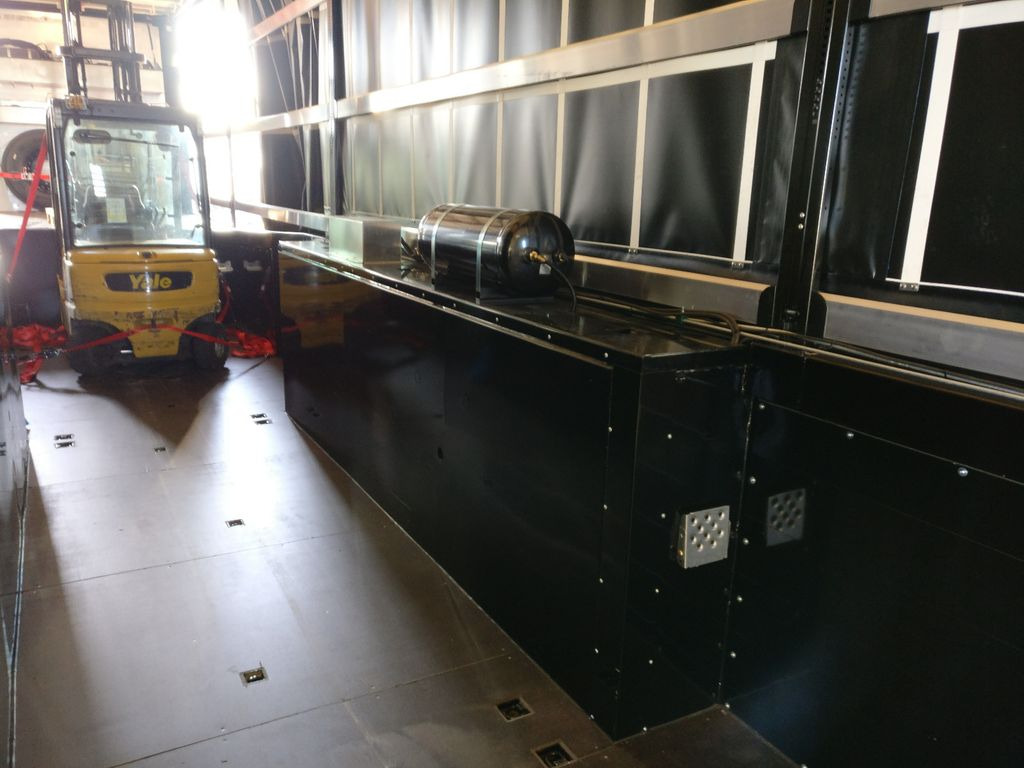 Ny Låg lastare semitrailer Innenlader Zwischenlader Gabelstaplertransporter: bild 7