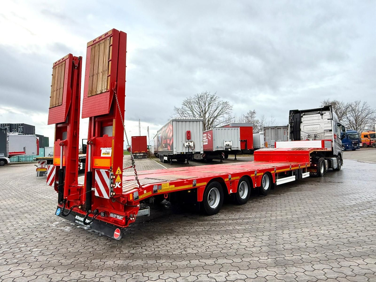 Kässbohrer K.SLS 3 / 0N 18/30 Tieflader mit hydr. Rampen - Låg lastare semitrailer: bild 2 Kässbohrer K.SLS 3 / 0N 18/30 Tieflader mit hydr. Rampen - Låg lastare semitrailer: bild 2