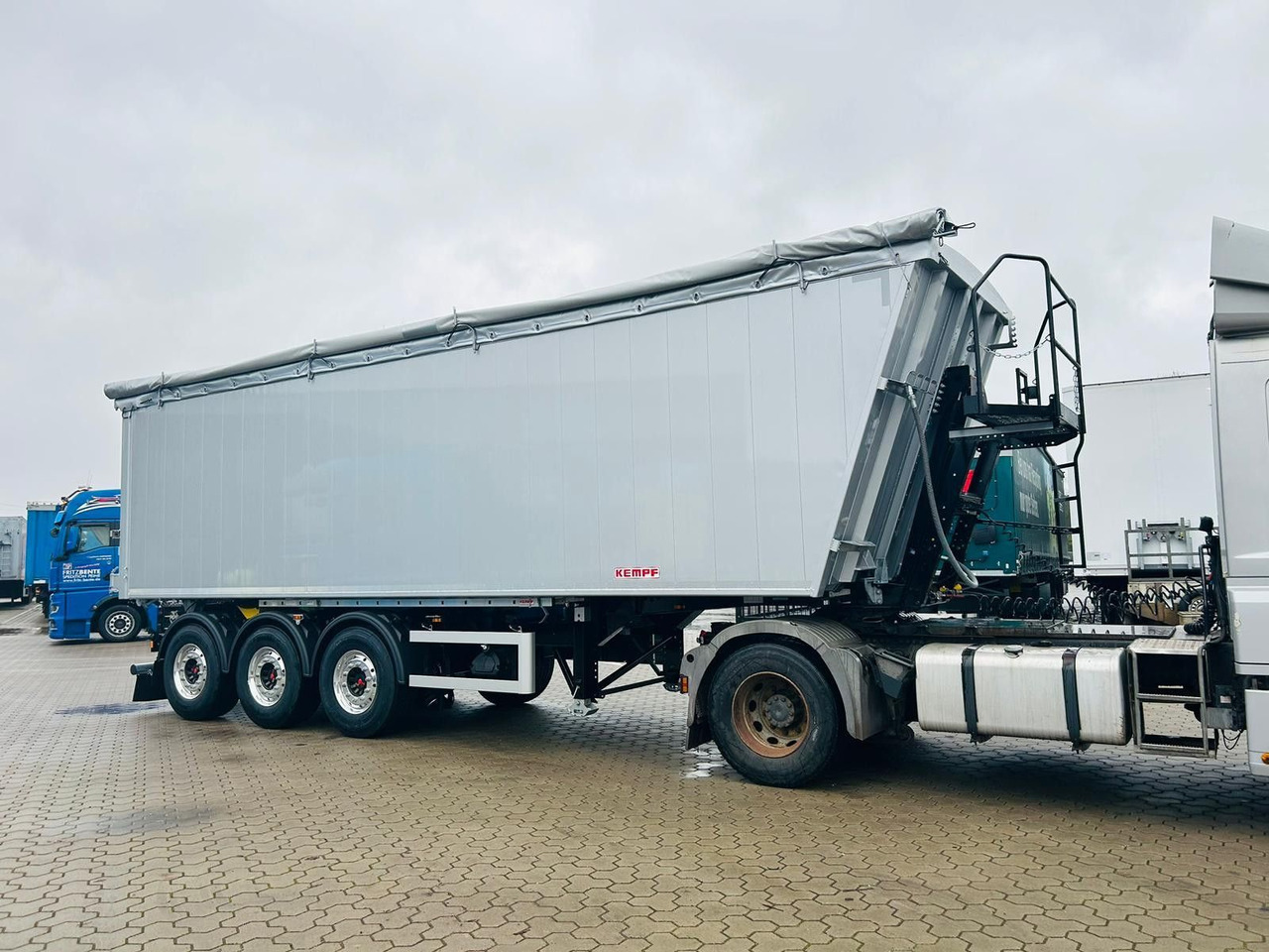 Kempf SKM 36/3 AK Alu Kipper 55 m³ Waschgerät - Tippbil semitrailer: bild 3 Kempf SKM 36/3 AK Alu Kipper 55 m³ Waschgerät - Tippbil semitrailer: bild 3