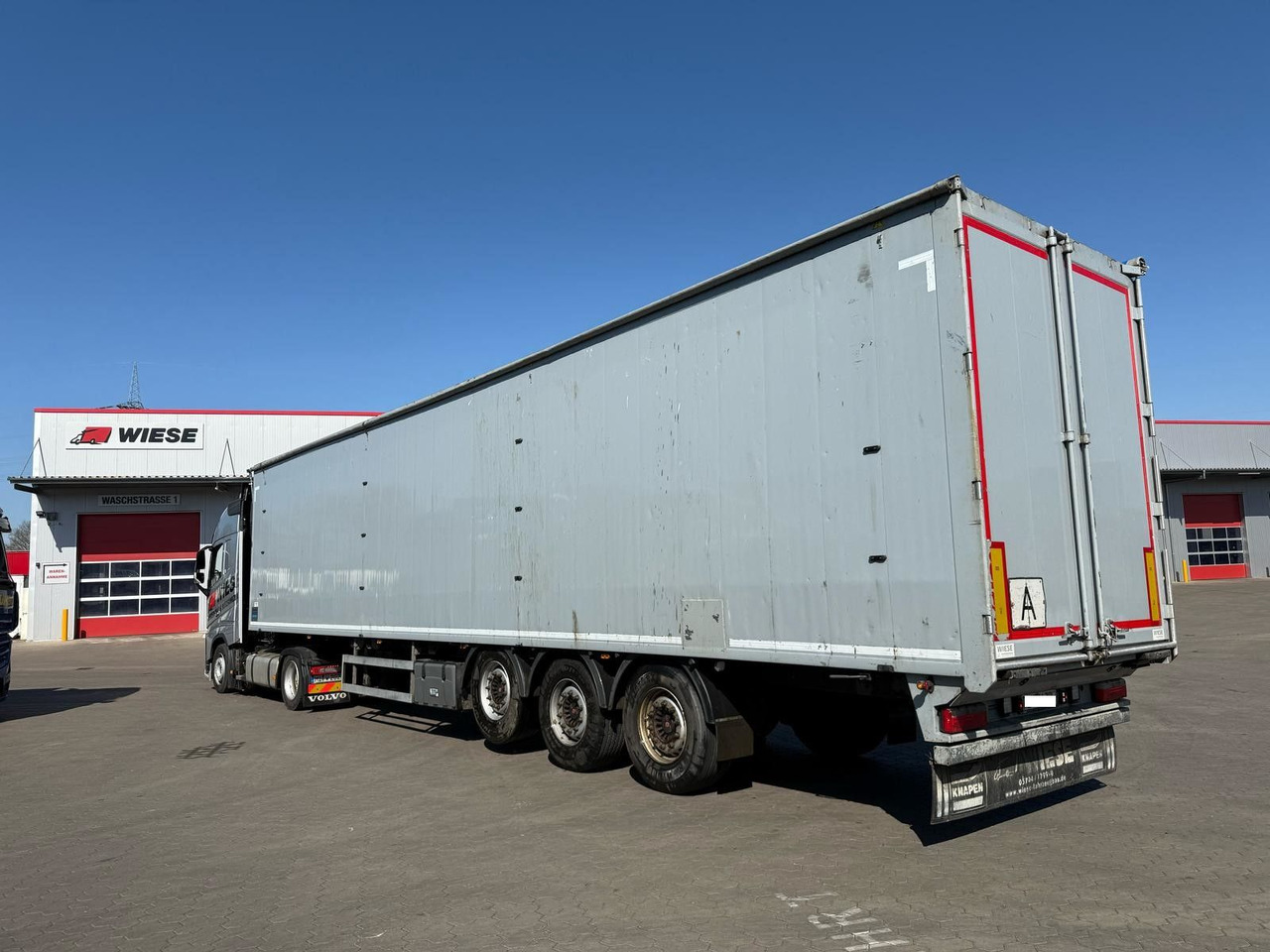Knapen K100 Schubboden 92m³ 10 mm Boden, top Zustand - Moving floor semitrailer: bild 5 Knapen K100 Schubboden 92m³ 10 mm Boden, top Zustand - Moving floor semitrailer: bild 5