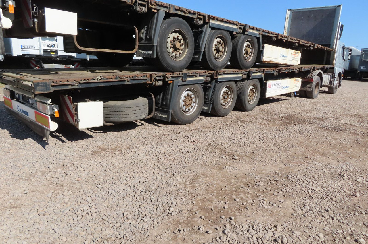 Krone Stahlmattenauflieger mit Bordwände - Flaktrailer: bild 2 Krone Stahlmattenauflieger mit Bordwände - Flaktrailer: bild 2