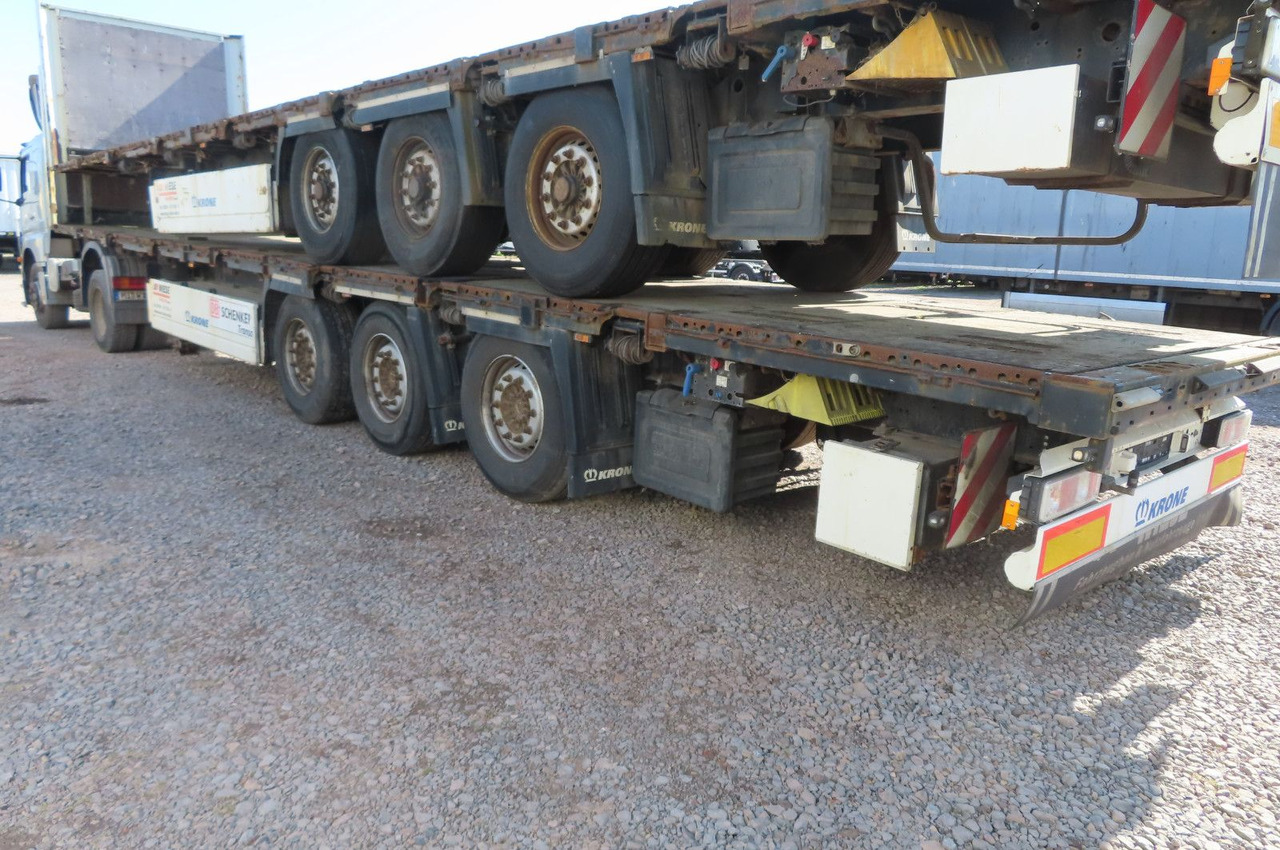 Krone Stahlmattenauflieger mit Bordwände - Flaktrailer: bild 4 Krone Stahlmattenauflieger mit Bordwände - Flaktrailer: bild 4