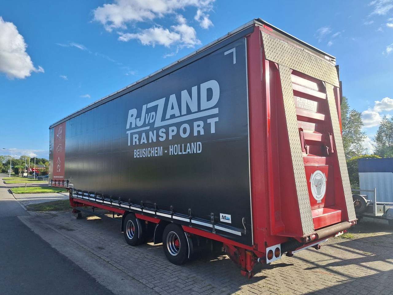 Låg lastare semitrailer Meusburger 2-Achs-Gabelstaplertransporter Rampe Dhollandia: bild 11 Låg lastare semitrailer Meusburger 2-Achs-Gabelstaplertransporter Rampe Dhollandia: bild 11