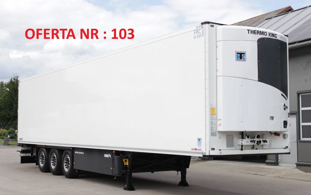 Schmitz Cargobull FP 60 V7 Thermo King SLXi 300 / JAK NOWA / ŚCIANA 7 CM / - Kyl/ Frys semitrailer: bild 1 Schmitz Cargobull FP 60 V7 Thermo King SLXi 300 / JAK NOWA / ŚCIANA 7 CM / - Kyl/ Frys semitrailer: bild 1