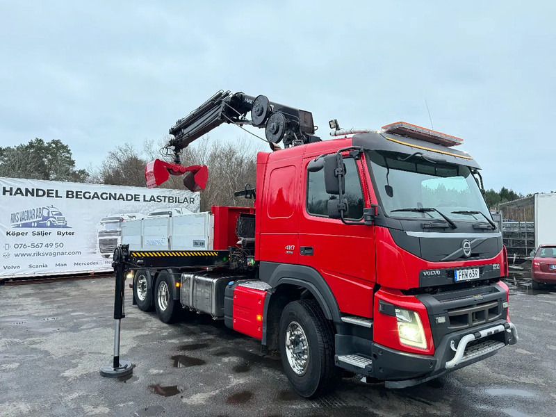 Volvo FMX 410 6x2*4, Tipper & Crane, 2015 - Tippbil lastbil, Kranbil: bild 1 Volvo FMX 410 6x2*4, Tipper & Crane, 2015 - Tippbil lastbil, Kranbil: bild 1