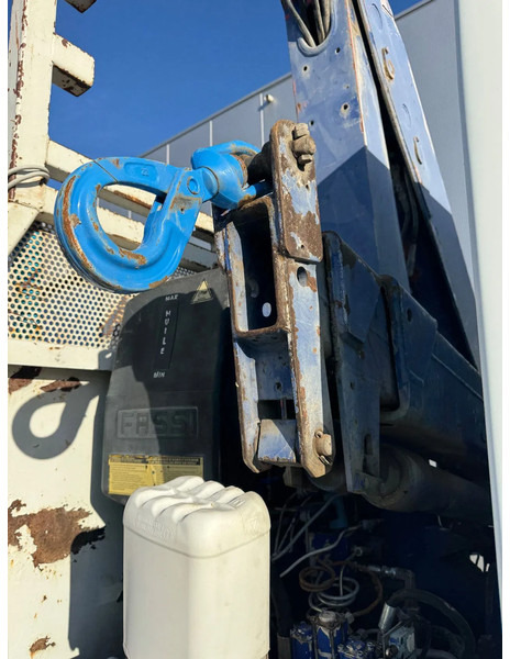 Tippbil lastbil, Kranbil Renault Midlum 270 **TIPPER+FASSI CRANE-FRENCH TRUCK**: bild 7