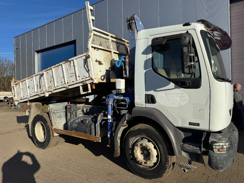 Renault Midlum 270 **TIPPER+FASSI CRANE-FRENCH TRUCK** - Tippbil lastbil, Kranbil: bild 2 Renault Midlum 270 **TIPPER+FASSI CRANE-FRENCH TRUCK** - Tippbil lastbil, Kranbil: bild 2