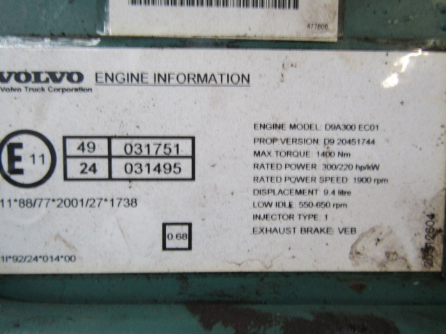 VOLVO FM9 D9A 300 ENGINE ECU EURO 3 - Kontrollenhet för Lastbil: bild 3 VOLVO FM9 D9A 300 ENGINE ECU EURO 3 - Kontrollenhet för Lastbil: bild 3