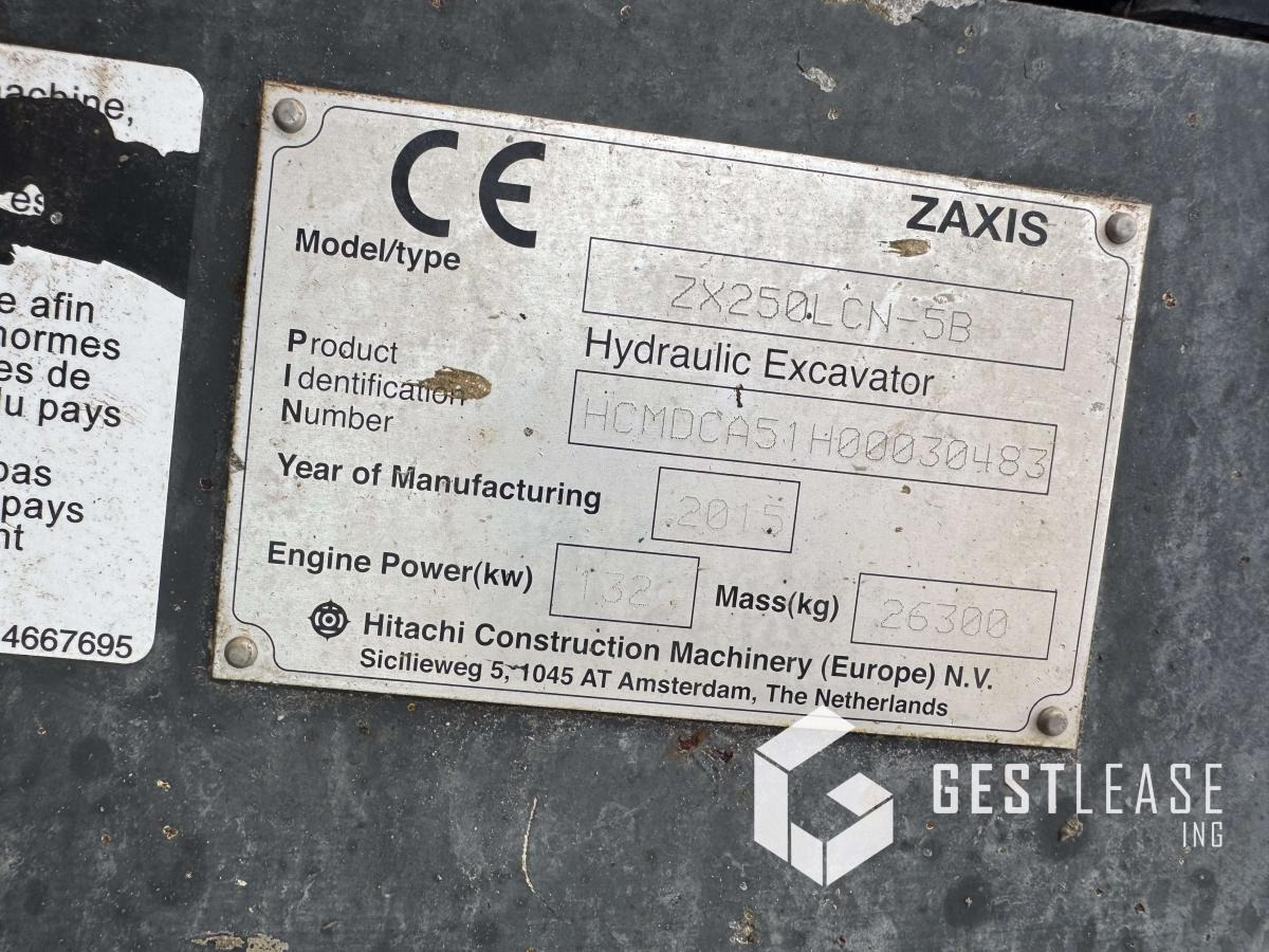 Bandgrävare Hitachi ZX250LCN-5B: bild 8 Bandgrävare Hitachi ZX250LCN-5B: bild 8