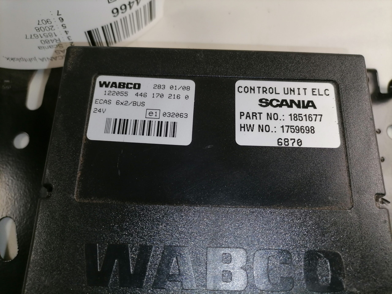 Scania Ecu, ECAS 1851677 - Kontrollenhet för Lastbil: bild 2 Scania Ecu, ECAS 1851677 - Kontrollenhet för Lastbil: bild 2