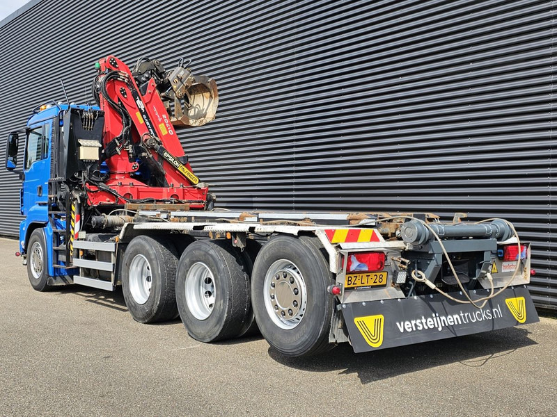 MAN TGS 35.400 / 8x4-4 / CONTAINER SYSTEM / PALFINGER Z CRANE - Lastbil med kabelsystem, Kranbil: bild 4 MAN TGS 35.400 / 8x4-4 / CONTAINER SYSTEM / PALFINGER Z CRANE - Lastbil med kabelsystem, Kranbil: bild 4