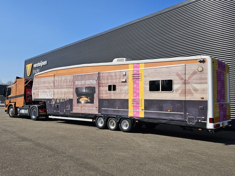 Scania P 280 + trailer - 2 X SLIDE OUT / CAMPER / WOHNMOBIL - Skåp semitrailer: bild 4 Scania P 280 + trailer - 2 X SLIDE OUT / CAMPER / WOHNMOBIL - Skåp semitrailer: bild 4