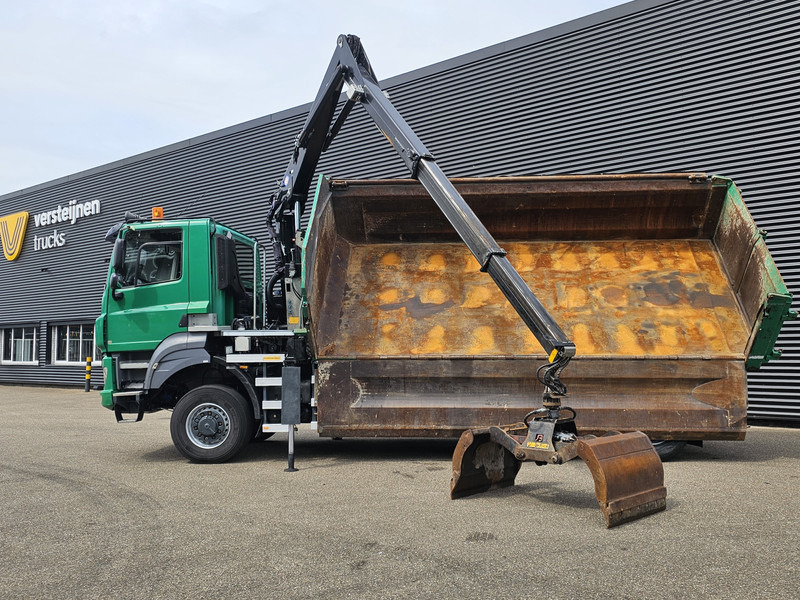 Tatra T158/II 6X6 / HMF Z CRANE + 2 SIDE TIPPER - Tippbil lastbil, Kranbil: bild 3 Tatra T158/II 6X6 / HMF Z CRANE + 2 SIDE TIPPER - Tippbil lastbil, Kranbil: bild 3