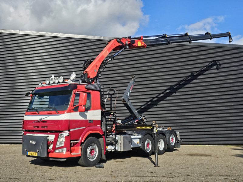 Volvo FM 420 8x2 / HIAB HOOKLIFT + 30 t/m CRANE - KRAN - Lastväxlare lastbil, Kranbil: bild 1 Volvo FM 420 8x2 / HIAB HOOKLIFT + 30 t/m CRANE - KRAN - Lastväxlare lastbil, Kranbil: bild 1