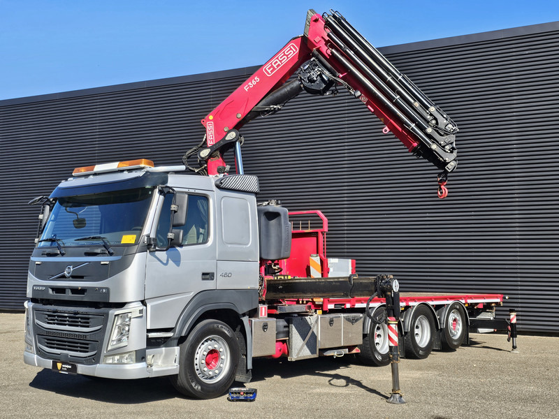 Volvo FM 460 8x4-4 / FASSI 36.5 t/m -8 x EXTENSION + WINCH - Flakbil, Kranbil: bild 5 Volvo FM 460 8x4-4 / FASSI 36.5 t/m -8 x EXTENSION + WINCH - Flakbil, Kranbil: bild 5