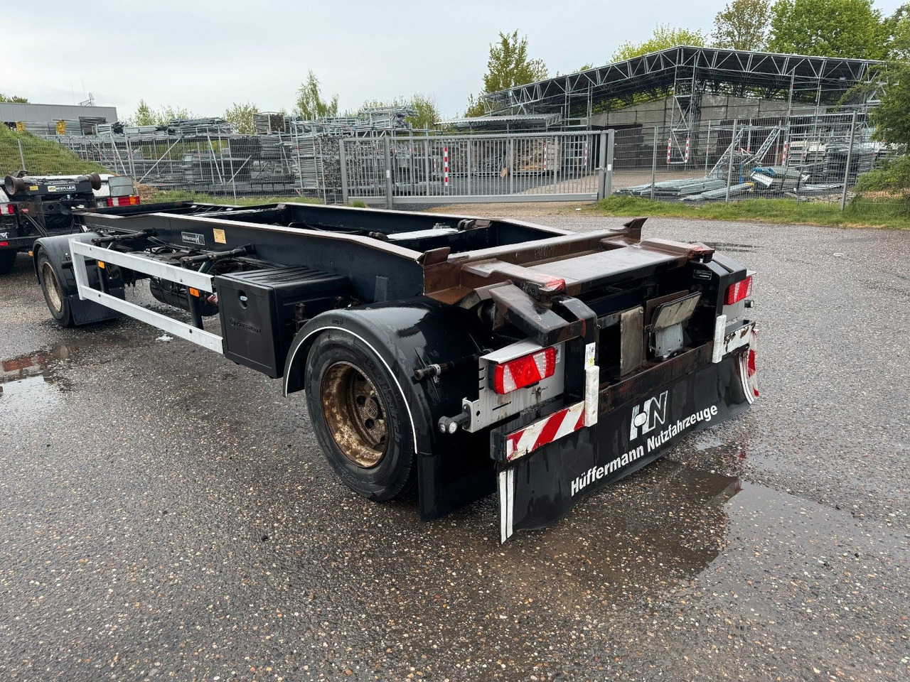 Hüffermann 2 Achs Abrollanhänger mit Schlitten - Lastväxlarsläp/ Liftdumpersläp: bild 5 Hüffermann 2 Achs Abrollanhänger mit Schlitten - Lastväxlarsläp/ Liftdumpersläp: bild 5