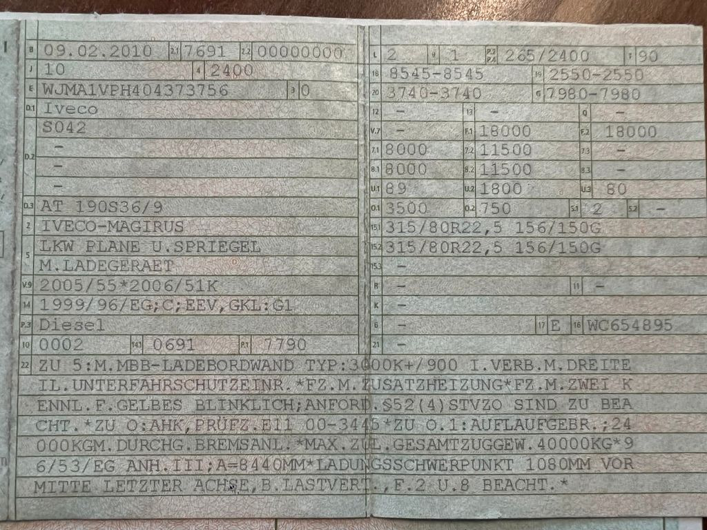 Iveco 190 360 Stralis Pritsche & Hebebühne 3 to. Top - Kapellbil: bild 2 Iveco 190 360 Stralis Pritsche & Hebebühne 3 to. Top - Kapellbil: bild 2