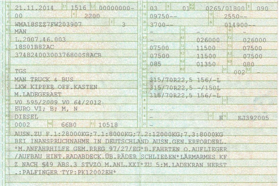 MAN 26.360 TGS Pafinger PK12002 Glaskipper 2 Trennw. - Tippbil lastbil: bild 2 MAN 26.360 TGS Pafinger PK12002 Glaskipper 2 Trennw. - Tippbil lastbil: bild 2