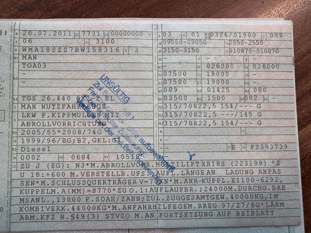 MAN 26.440 6X2 Multilift Abroller - Lastväxlare lastbil: bild 3 MAN 26.440 6X2 Multilift Abroller - Lastväxlare lastbil: bild 3