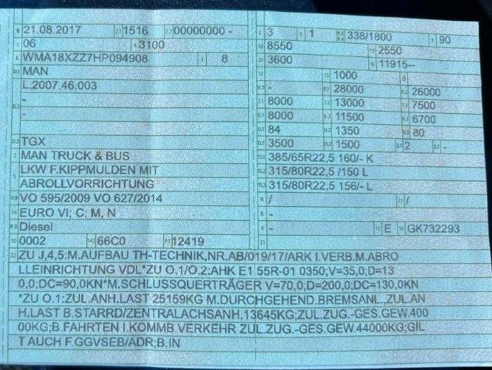 MAN 26.460 6X2 Retarder Klima Navigation guter Zust. MAN 26.460 6X2 Retarder Klima Navigation guter Zust. - Lastväxlare lastbil: bild 3 MAN 26.460 6X2 Retarder Klima Navigation guter Zust. MAN 26.460 6X2 Retarder Klima Navigation guter Zust. - Lastväxlare lastbil: bild 3