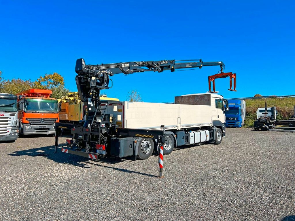 MAN 26.480 6X2 Baustoff mit Kran HIAB Top Zustand MAN 26.480 6X2 Baustoff mit Kran HIAB Top Zustand - Kranbil, Flakbil: bild 1 MAN 26.480 6X2 Baustoff mit Kran HIAB Top Zustand MAN 26.480 6X2 Baustoff mit Kran HIAB Top Zustand - Kranbil, Flakbil: bild 1