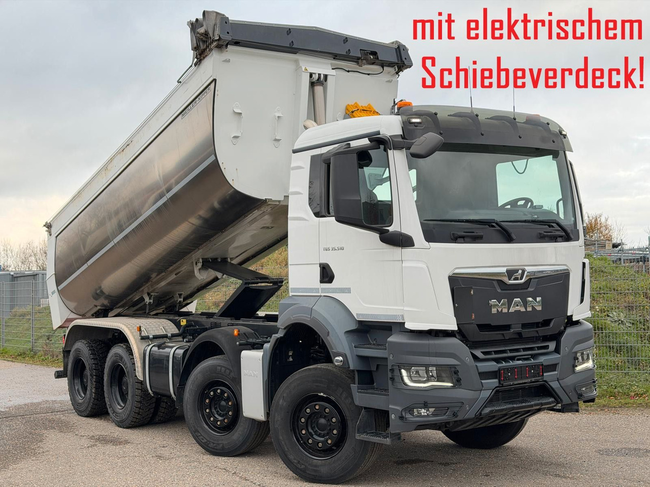 MAN 35.510 TGS | Meiller Thermo | E-Verdeck | TOP - Tippbil lastbil: bild 1 MAN 35.510 TGS | Meiller Thermo | E-Verdeck | TOP - Tippbil lastbil: bild 1