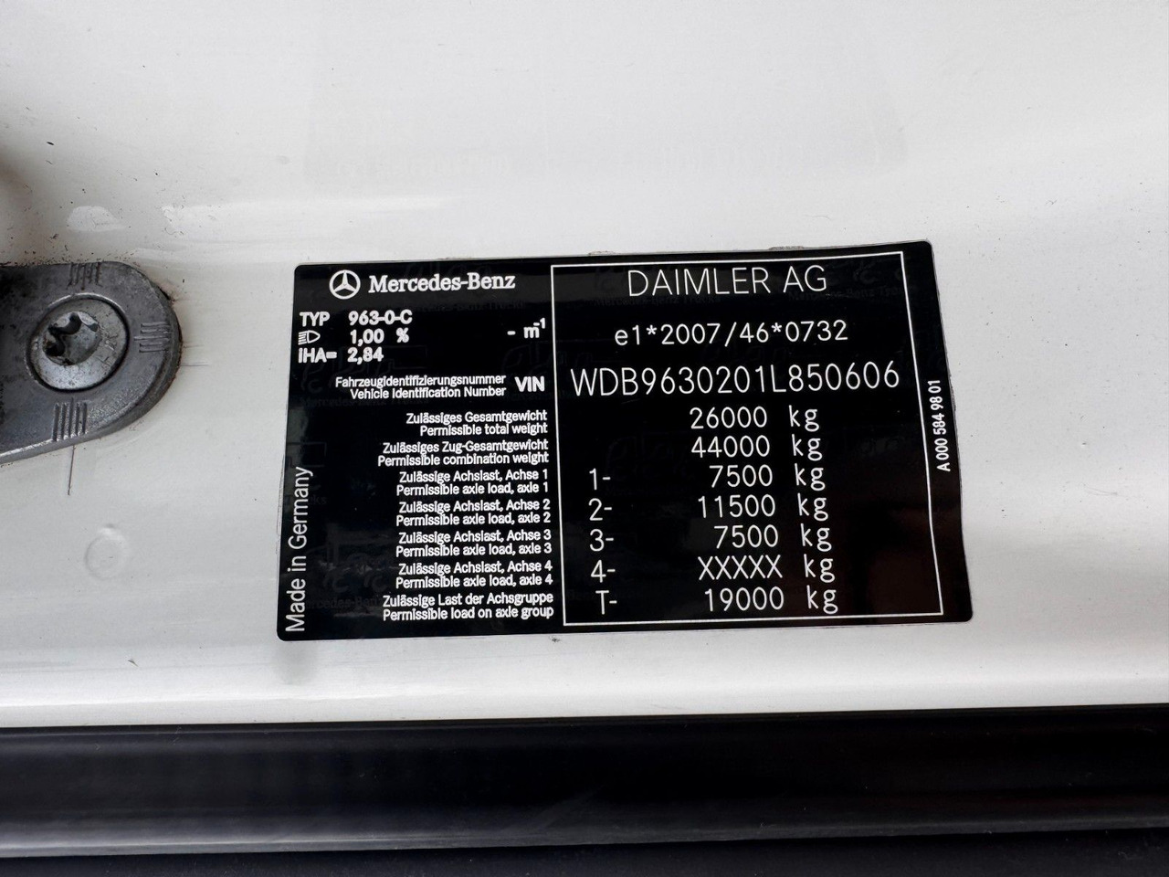 Mercedes-Benz 2536 ADR Valid & kipphydraulik für Gastank - Tankbil: bild 3 Mercedes-Benz 2536 ADR Valid & kipphydraulik für Gastank - Tankbil: bild 3