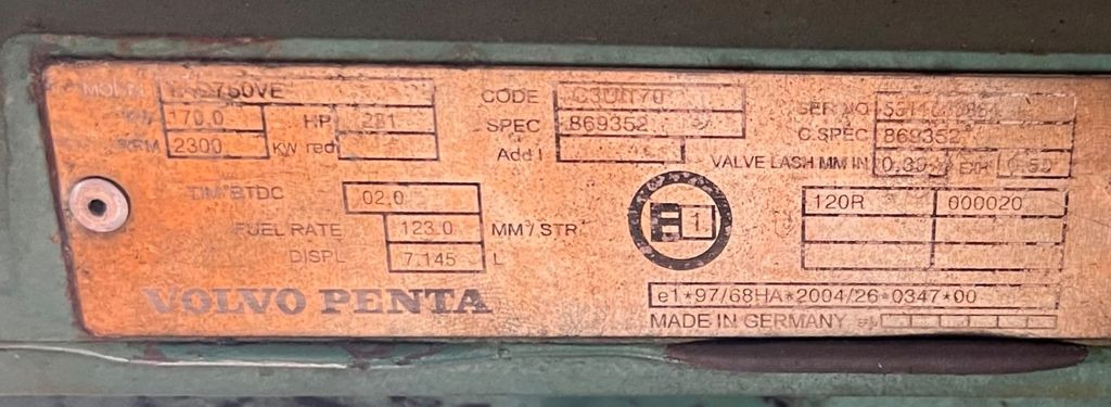VOLVO PENTA & DANA SPICER Top Zustand - Motor för Lastbil: bild 2 VOLVO PENTA & DANA SPICER Top Zustand - Motor för Lastbil: bild 2