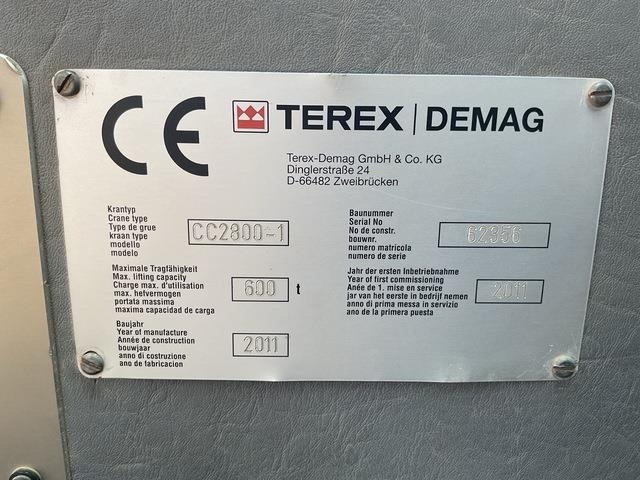 Terex Demag CC2800-1 - Bandgående kran: bild 5 Terex Demag CC2800-1 - Bandgående kran: bild 5