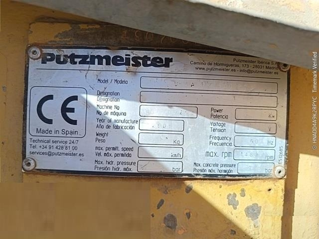 Putzmeister SPM500PC - Betongpump: bild 5 Putzmeister SPM500PC - Betongpump: bild 5